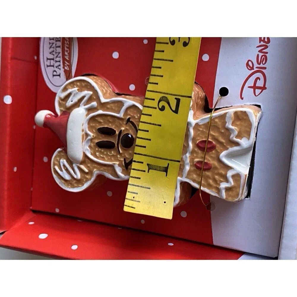 Disney Mickey and Minnie Mouse GINGERBREAD Christmas Salt Pepper Shakers NEW - Picture 11 of 12